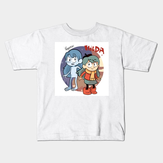 hilda Kids T-Shirt by Klaudiapasqui 96